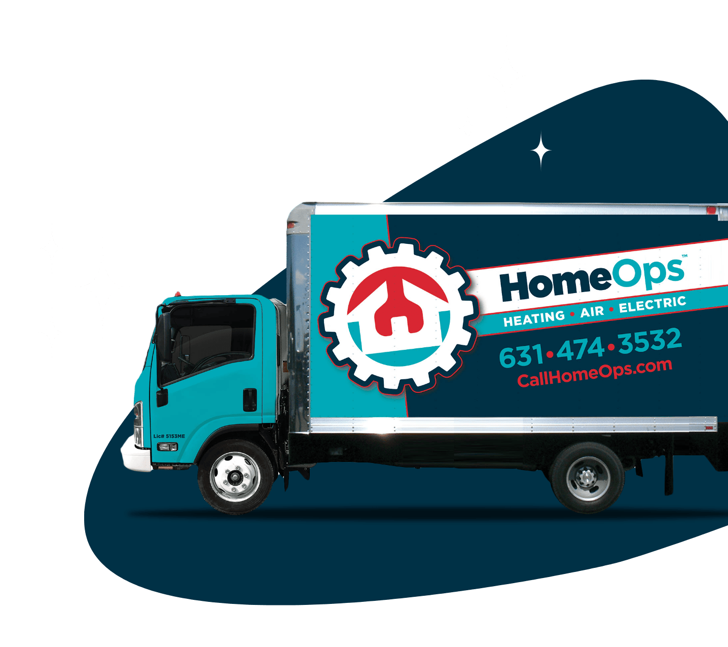 HomeOps service truck.